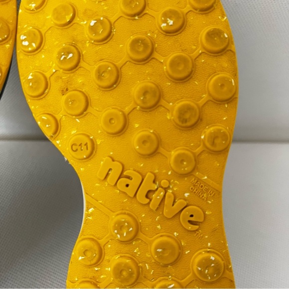 Native Robbie Water Friendly Perforated Slip-On Size C11 Kids Boy Gray Camo - Picture 3 of 10